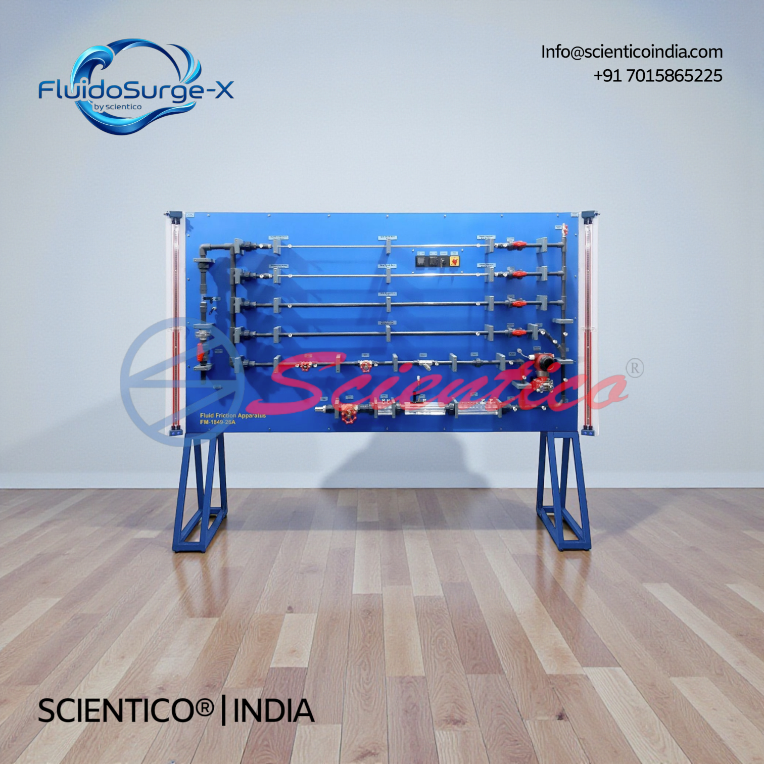 Advance Fluid Friction Apparatus | FluidoSurge-X 205