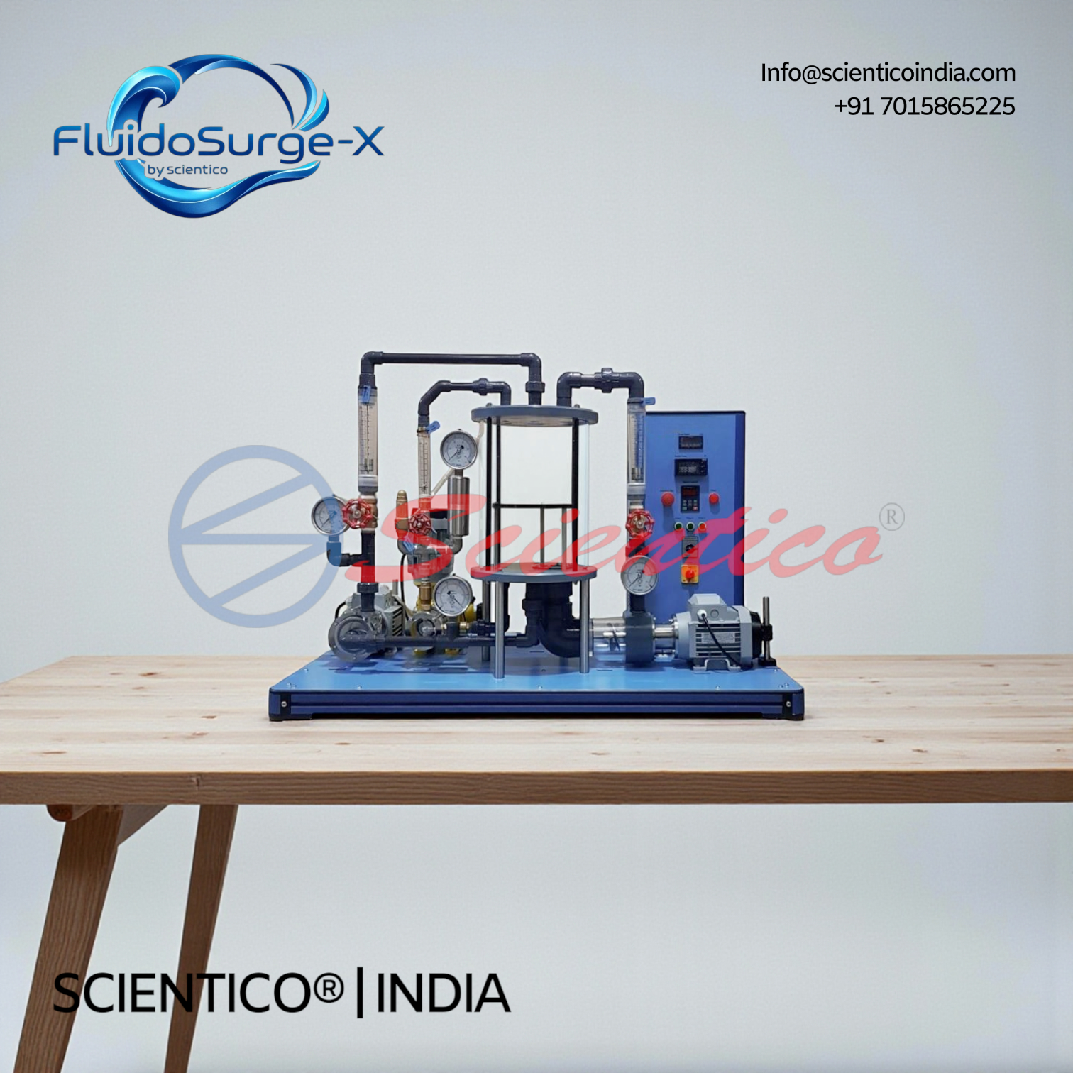 Multi Pump Test Rig Apparatus | FluidoSurge-X 294