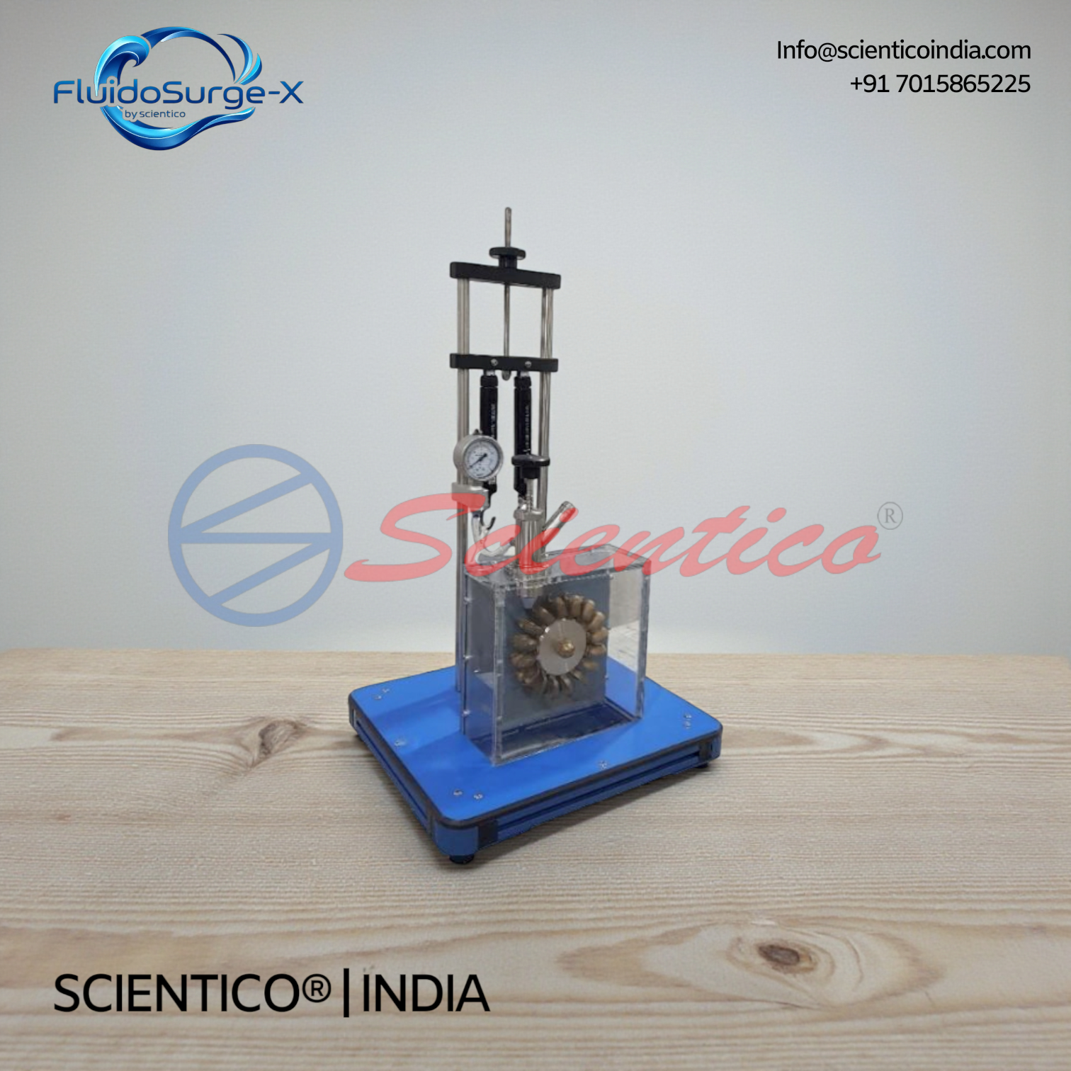 Pelton Turbine Apparatus | FluidoSurge-X 156