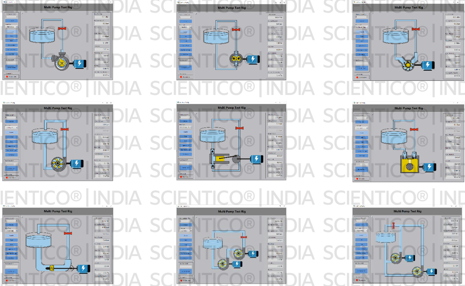 Multi Pump Test Rig Apparatus | FluidoSurge-X 294 - Image 2