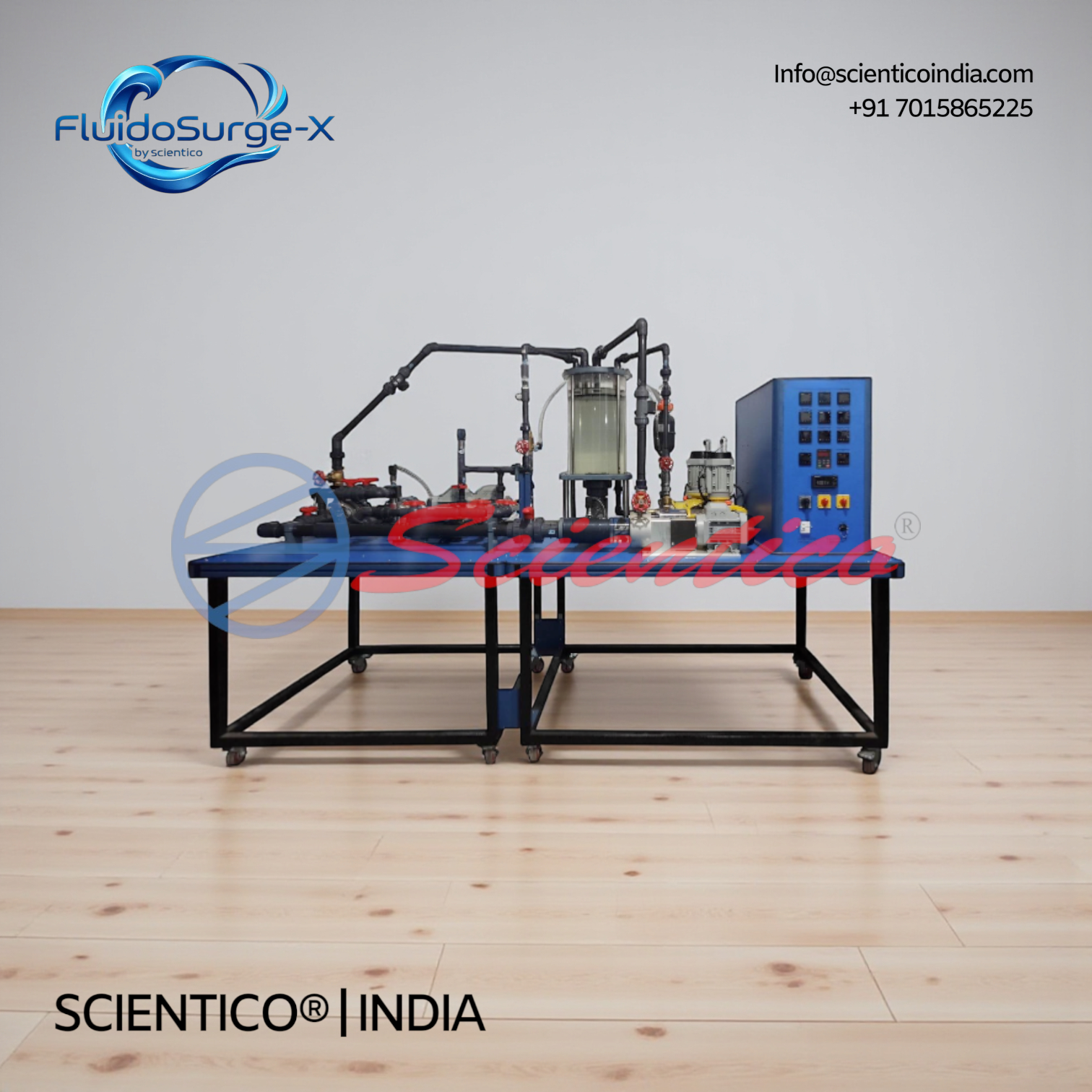 Advance Multi Pump Test Rig | FluidoSurge-X 342