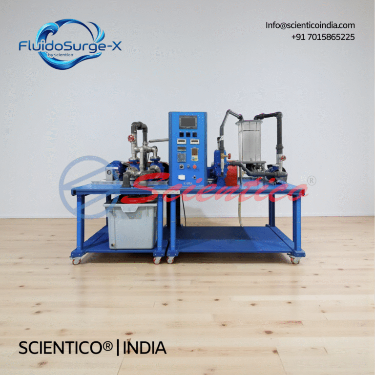 Multi Pump Test Rig with 4 Pumps | FluidoSurge-X 345