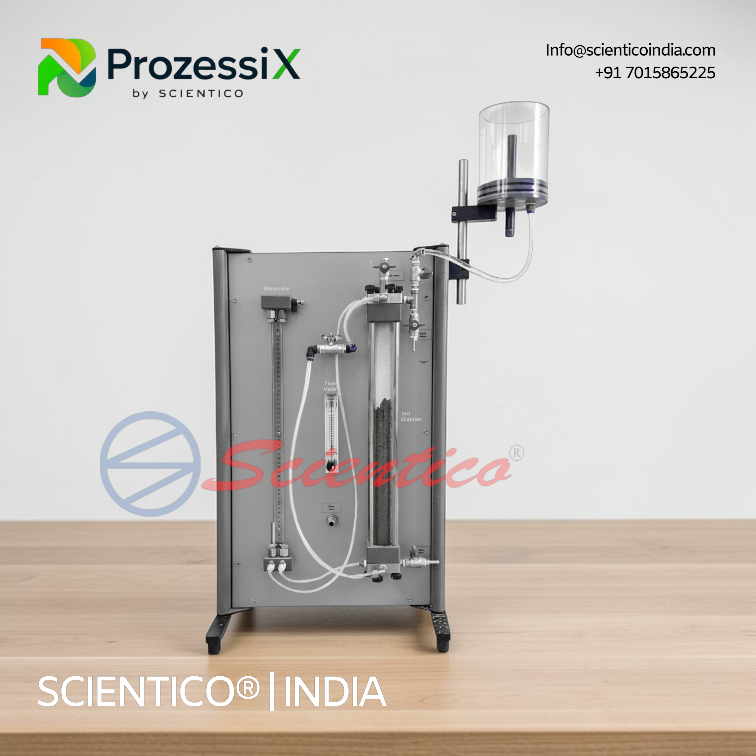 Flow Through Particle Layers Trainer | ProzessiX PX-02