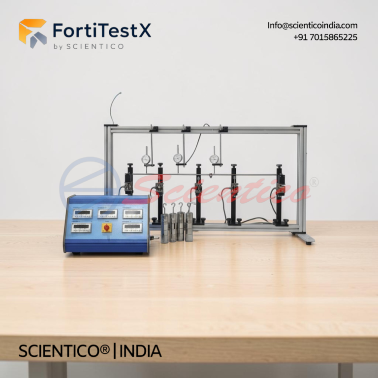 Continuous and Indeterminate Beams Apparatus | FortiTestX 07