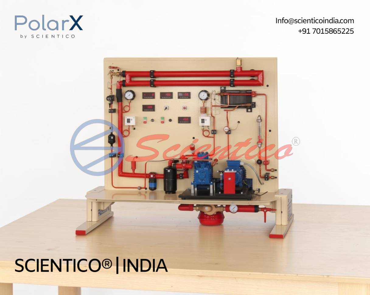 Refrigeration System with Open Compressor | PolarX – 520 — Scientico India