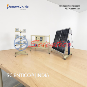 Solar Energy Trainer with Connection to Mains | RVX-003 — CE-certified lab equipment manufactured by Scientico India