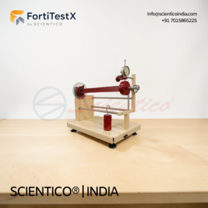 Unsymmetrical Cantilever Apparatus | FortiTestX – 20 — CE-certified lab equipment manufactured by Scientico India