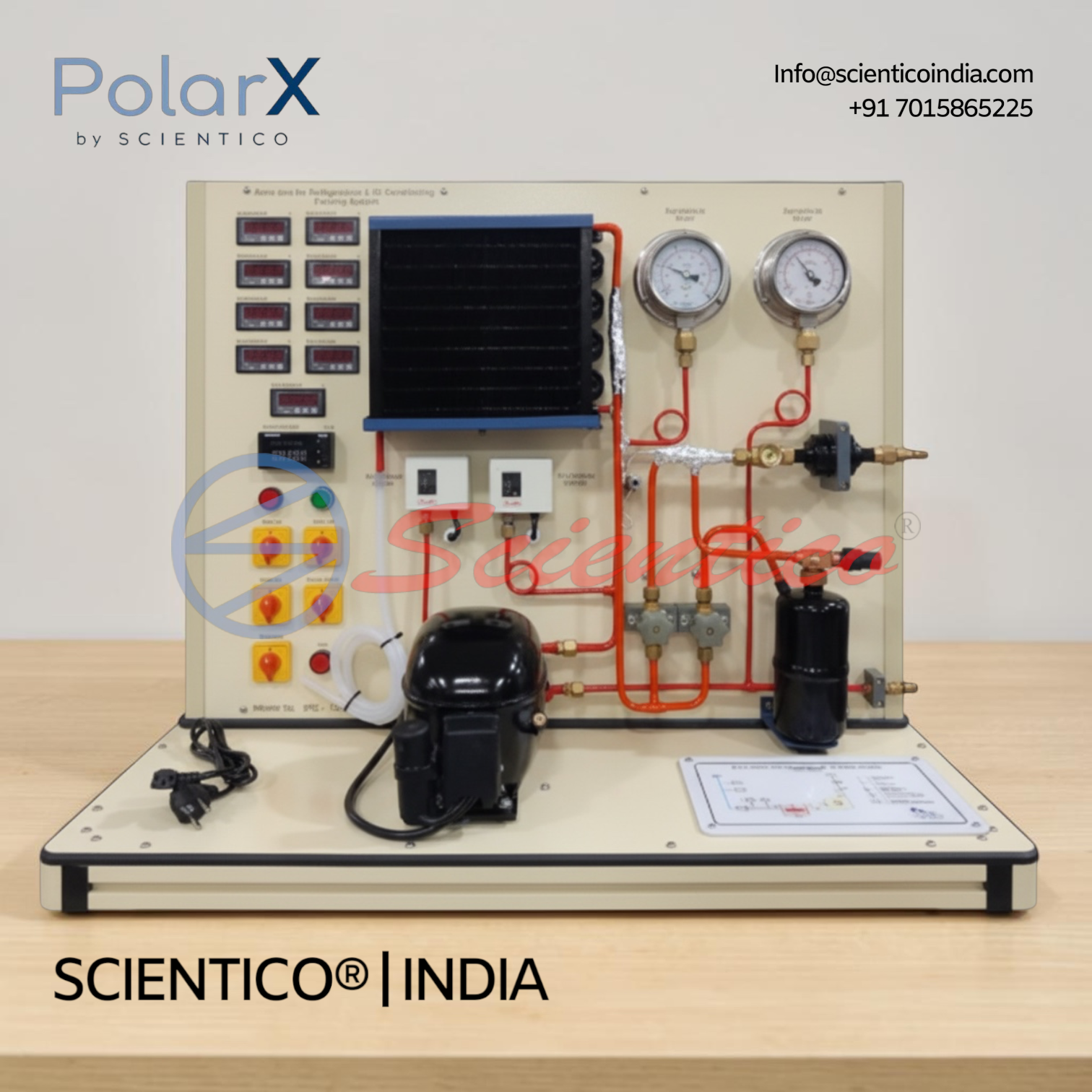 Base unit for Refrigeration & Air Conditioning Training System | PolarX - 584