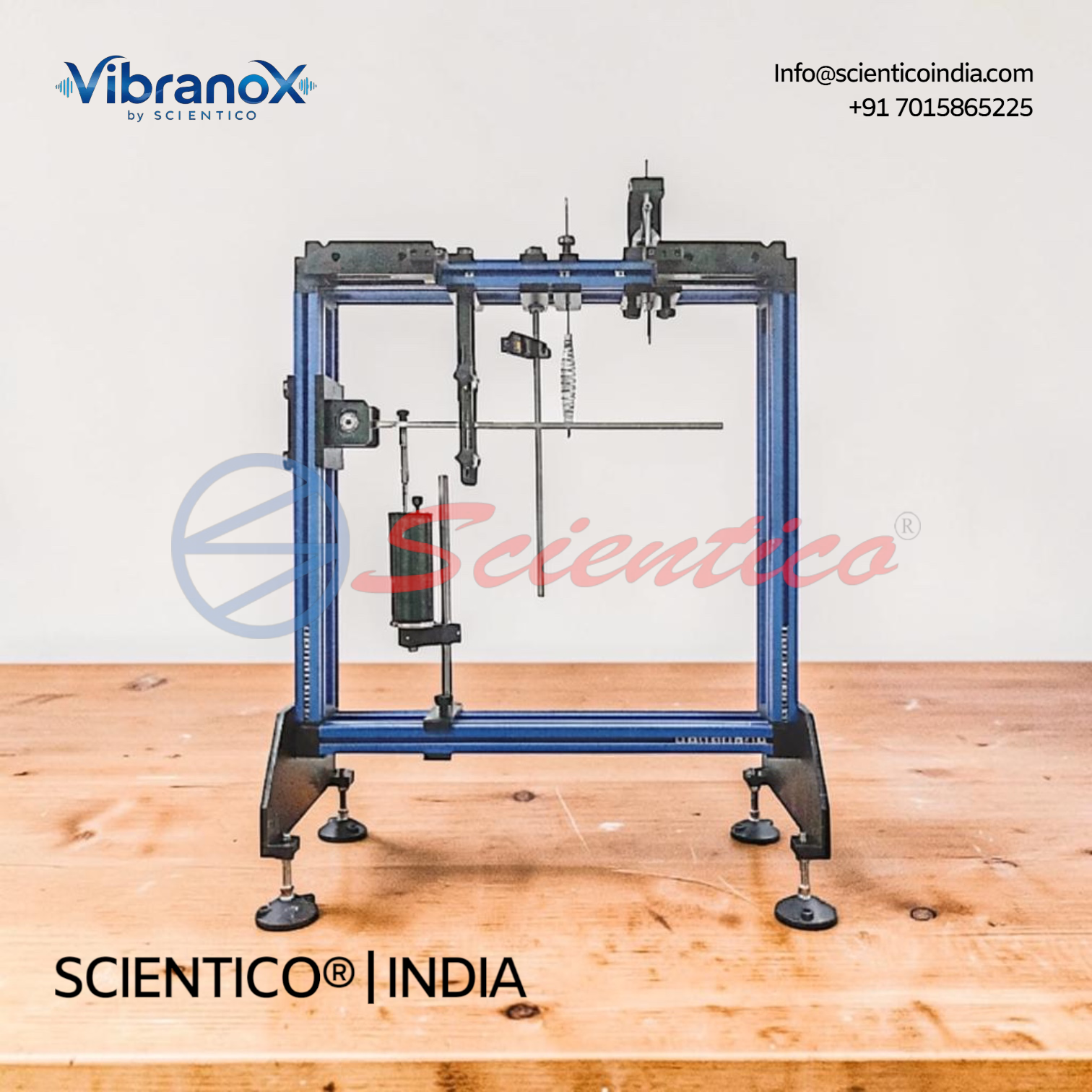Free & Forced Vibration Apparatus | Vibrano X - 08