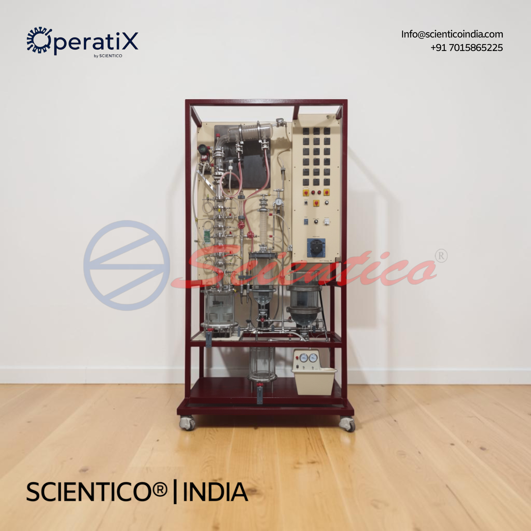 Batch Distillation Column Apparatus | OperatiX - 04