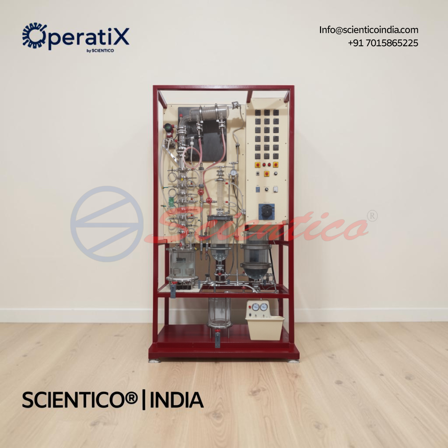 Continuous Distillation Column Apparatus | OperatiX - 06