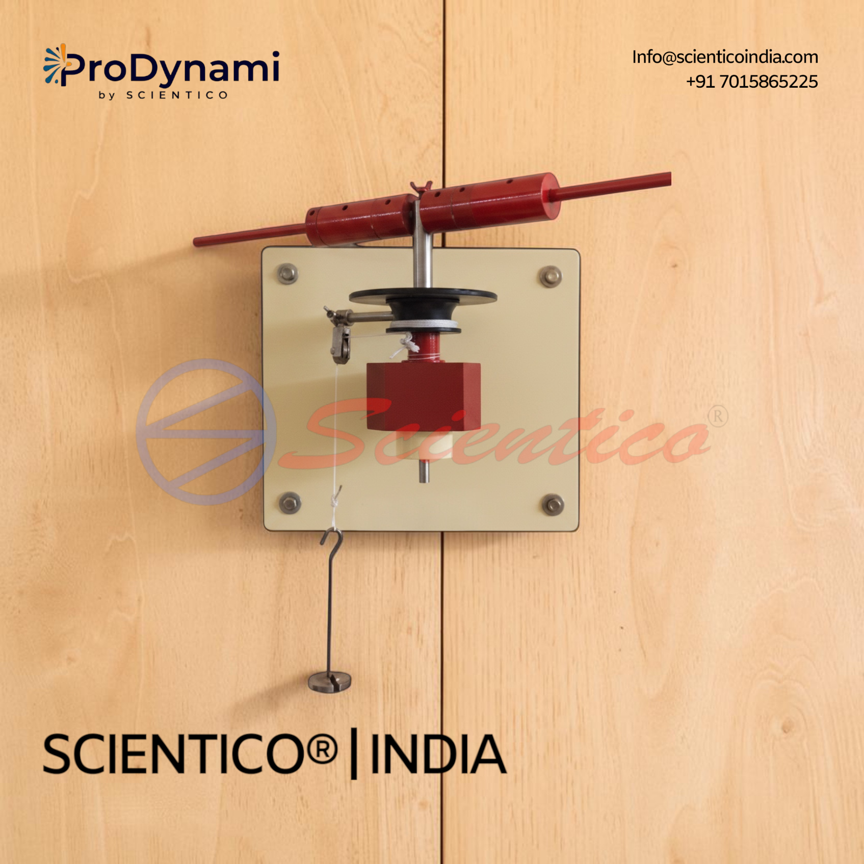 Inertia In Rotational Motion Apparatus | ProDynami - 1204
