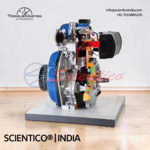 Cut Model of Single Cylinder Four Stroke Diesel Engine | Torquemaster-07