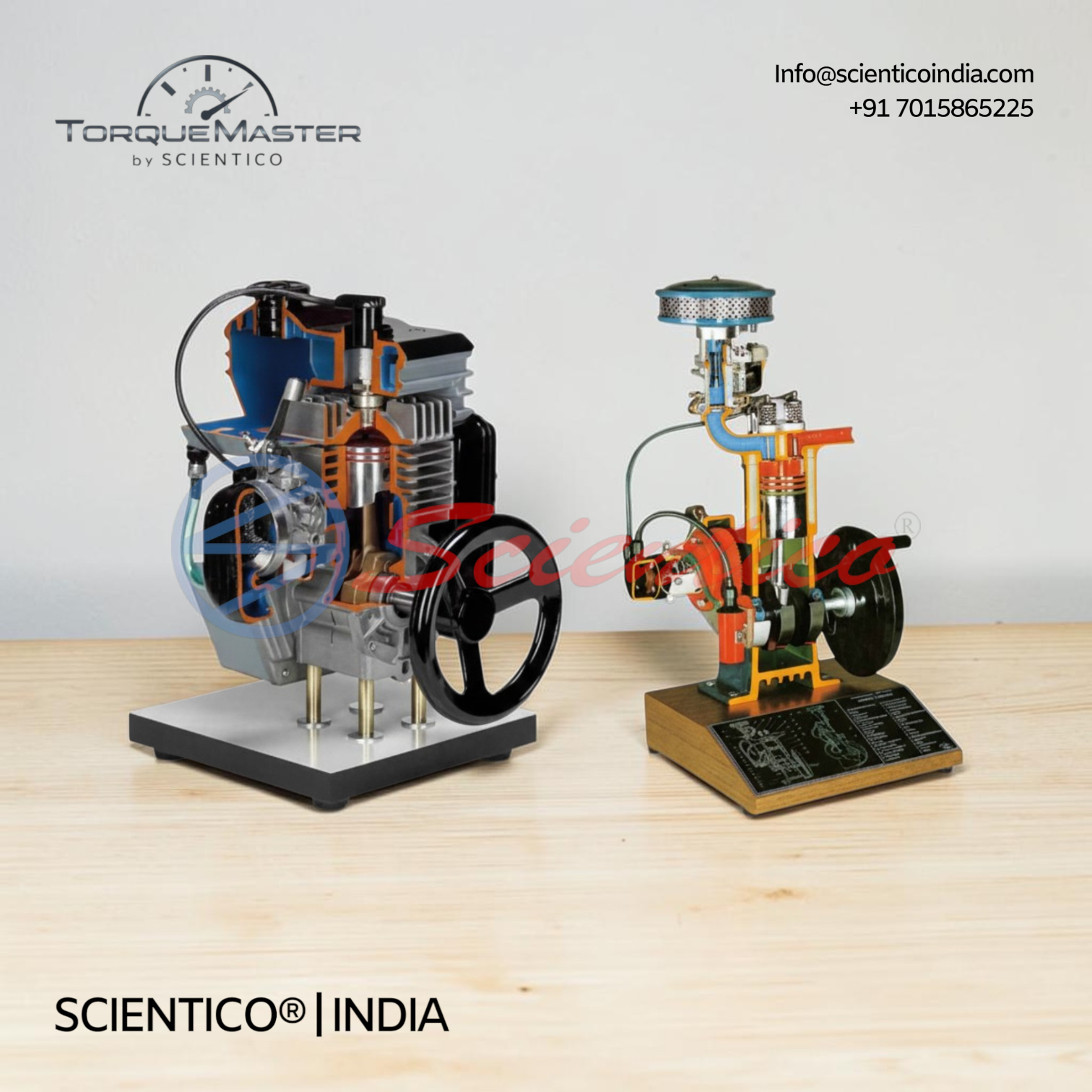 Section Model Two Stroke Four Stroke Petrol Engine | Torquemaster-02