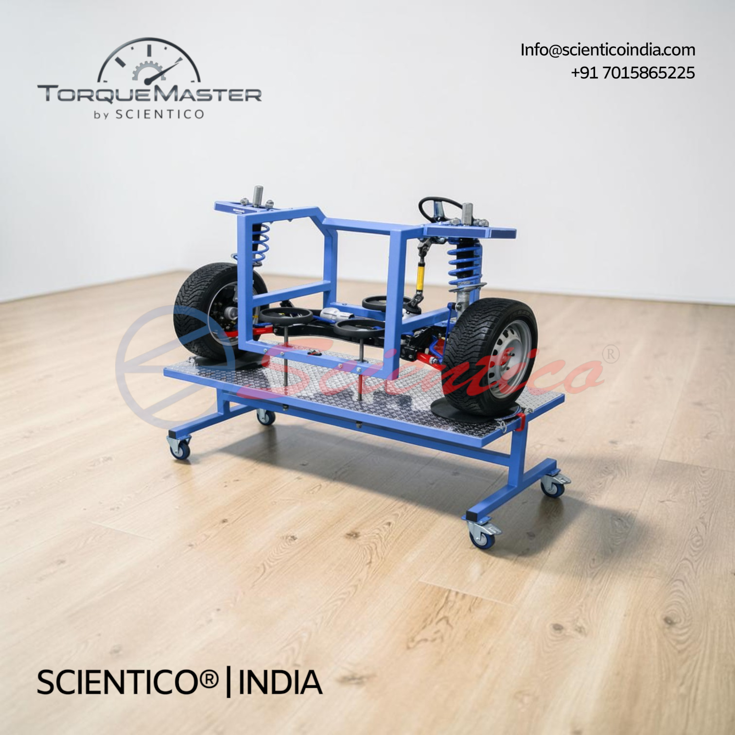 Working Of Suspension & Steering Trainer