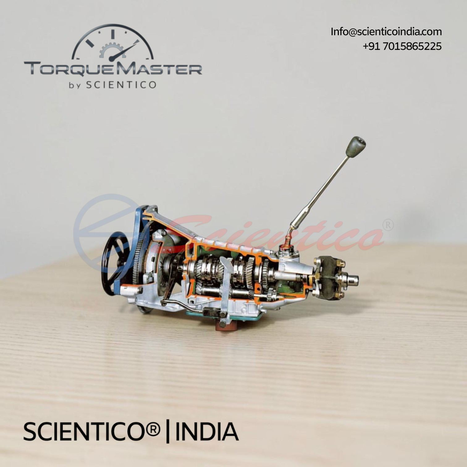 Working Model Of Gear Box With Clutch | Torquemaster-13