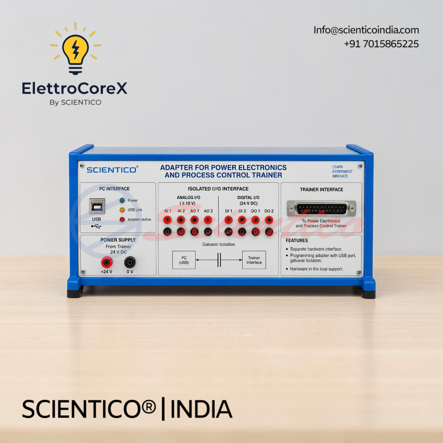 Process control trainer interface