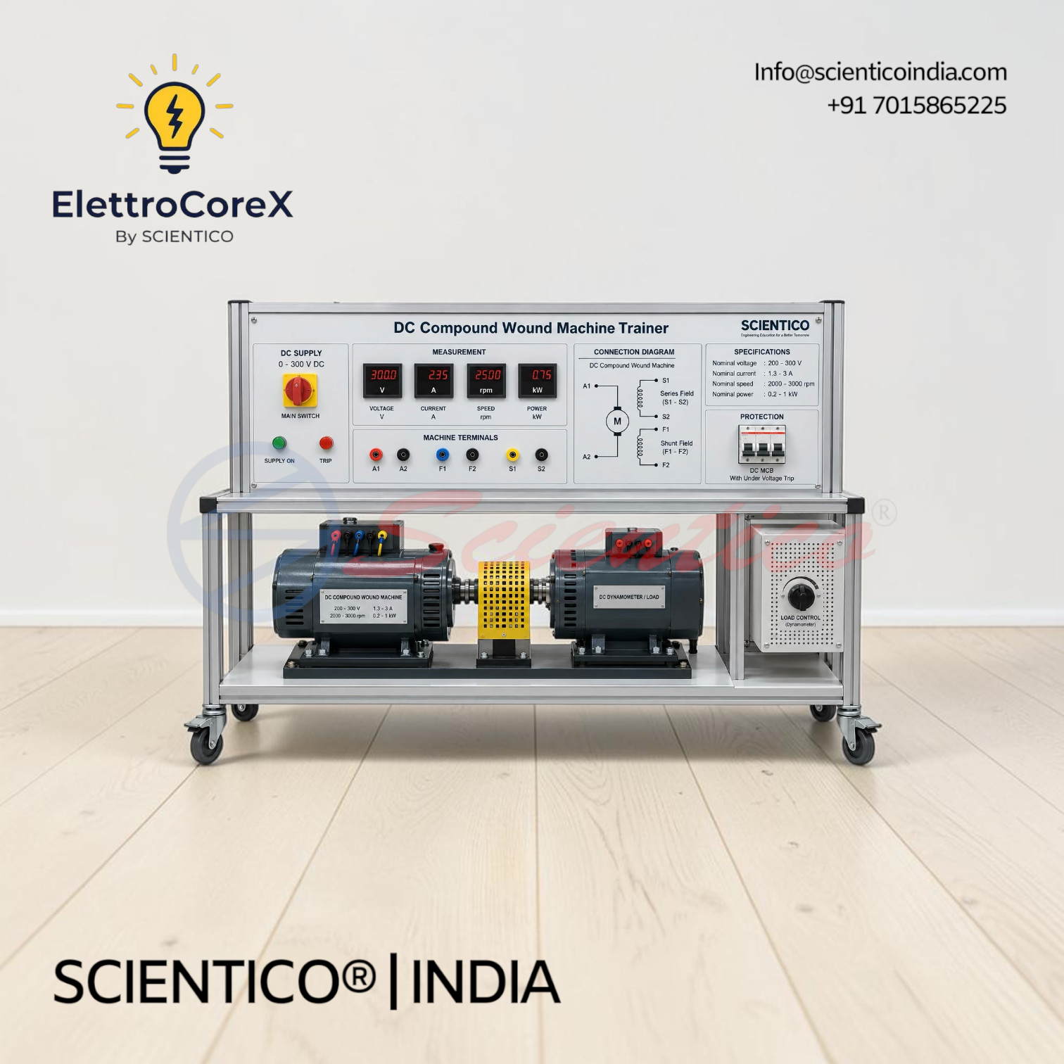 DC compound motor training unit