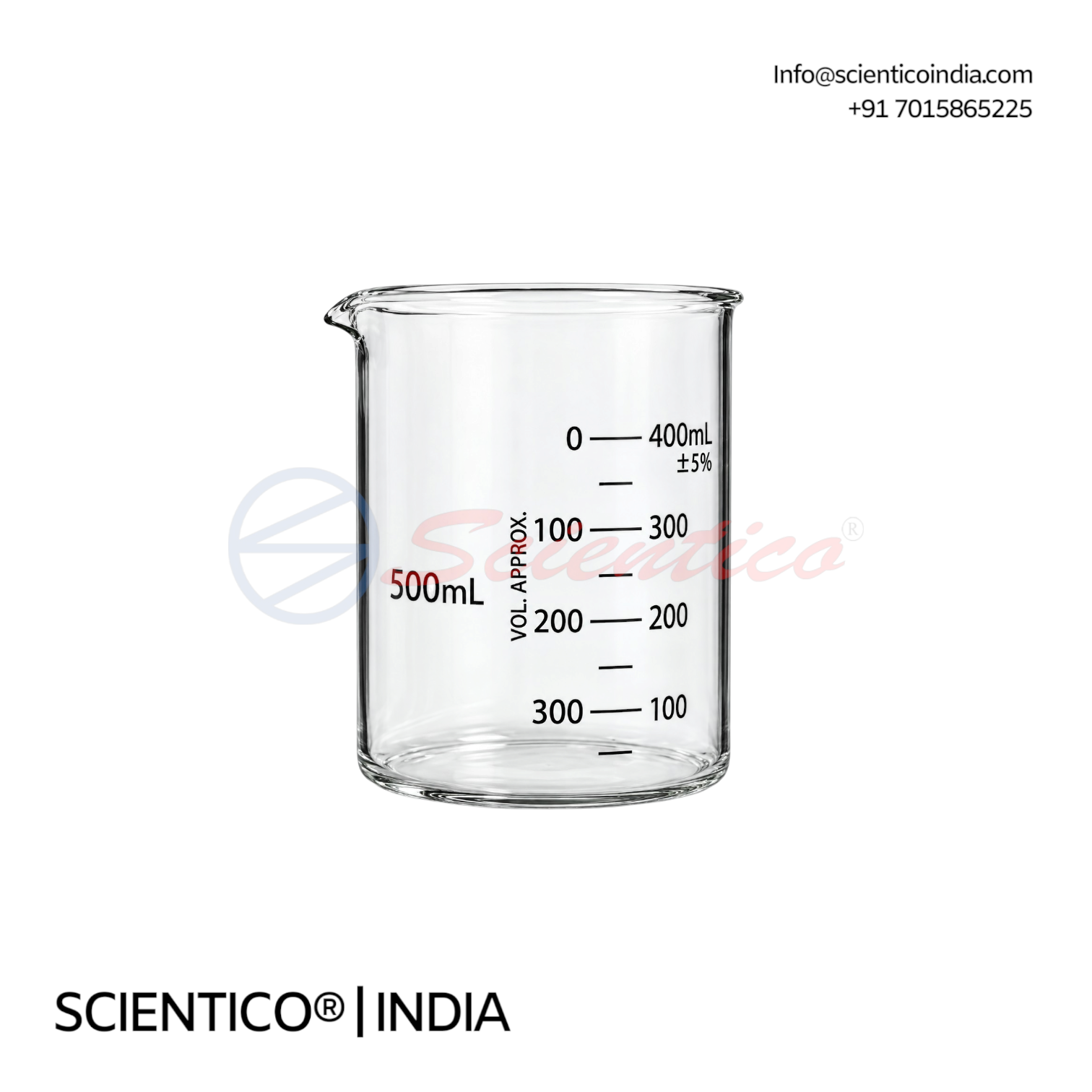 Borosilicate graduated beaker