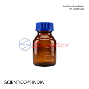 Amber glass reagent bottle