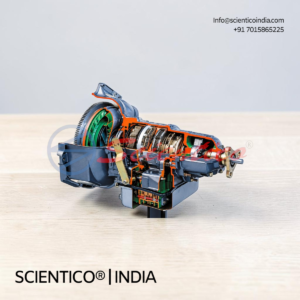 Cut-away automatic gearbox