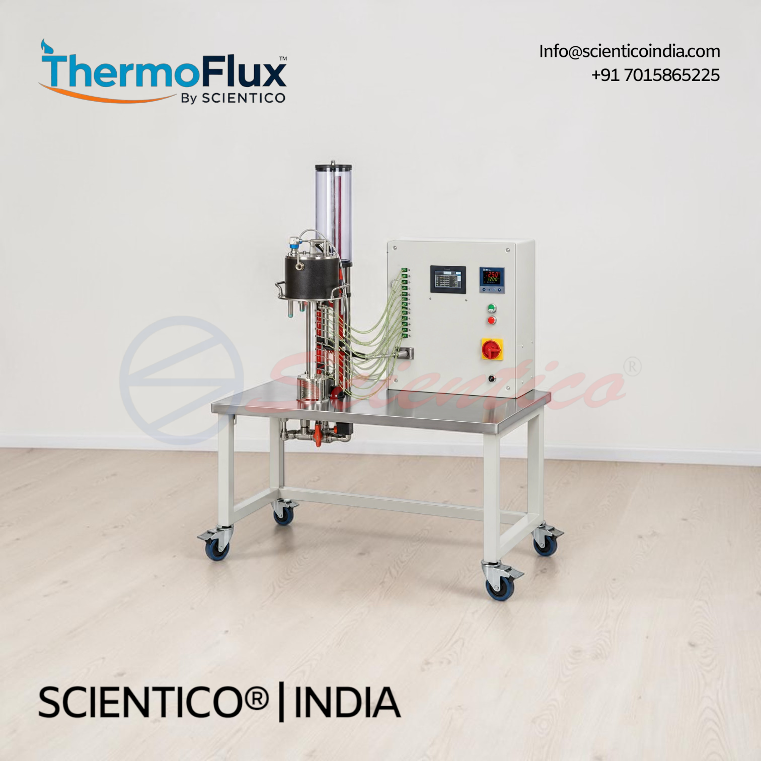 Steady and transient heat conduction trainer