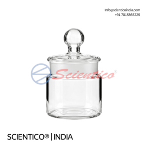 Glass weighing bottle with stopper