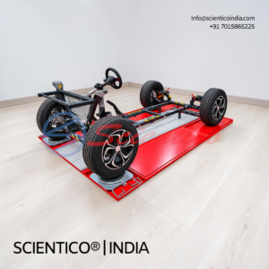Open wheel alignment trainer