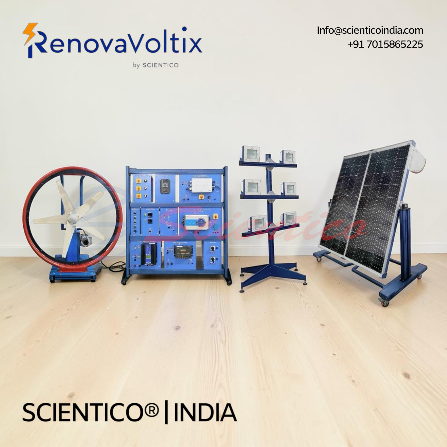 Hybrid renewable energy trainer system
